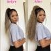 Ponytail Extension Wrap On Clip Hair Extensions Synthetic Corn Wavy Long Ponytail for Women Hairpiece Ponytail Hair Extension(Q56-8 34inch-85cm) 34inch-85cm Q56-8 - Buy Online on GoSupps.com