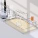 Syrisora Iron-Mouth Toothbrush Holder - Stylish Silver & White Acrylic Storage for Toothbrush & Toothpaste - Effective Bathroom Organization - Buy Online on GoSupps.com