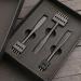 DIUDUS Black Leather Prong Punch Tool - 2/4/6 Prong 5mm Lacing Stitching Punch - Buy Online on GoSupps.com