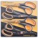 CCR Scissors 8 Inch Soft Comfort-Grip Handles Sharp Titanium Coating Blades  4-Pack - Buy Online on GoSupps.com