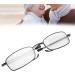 Filfeel Foldable Reading Glasses - Stainless Steel Anti-Slip Folding Readers for Men & Women Unisex Design +200 Gray Lens with Storage Box - Buy Online on GoSupps.com
