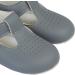 Baypods B625 T-Bar Soft Soled Pre Walker Baby Shoes for Boys & Girls - Grey, Made in England - Buy Online on GoSupps.com