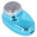 Cordless Mini Beard Trimmer Arc Shaped Foil USB Rehargeable Waterproof Digital Display Beard Clipper (Blue)