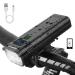 NEWBOLER Bike Lights 10000mAh USB Rechargeable, 4 in 1 Super Bright Bicycle Light 8 LED for Night Riding, 3000 Lumen 5 Lamp Modes Waterproof Bike Headlight 360 Rotation Lig127-one Bracket