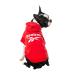 Reebok Dog Hoodie  Fleece Dog Sweater with Leash Hole, Cold Winter Dog Sweatshirt for Small Medium and Large Dogs, Premium Dog Fall Sweater Pullover Hoodie, Cozy Warm Perfect Dog Christmas Outfit Red Medium