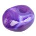 June&Ann Purple Agate Palm Stones Healing Gemstone Therapy Worry Crystal Stones for Meditation Chakra Balancing Collection Irregular Shape