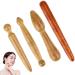 4 Pieces Triggerpunkt Massage device Acupressure pen Foot massage tab trigger point presser wood for shoulder back leg relaxation pain relief
