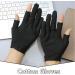 Buy Lilbitty Cotton Gloves - 3 Pairs Moisturizing Gloves for Dry Hands | Overnight Moisture Therapy | Black - Buy Online on GoSupps.com