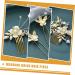 FRCOLOR 6 Sets hair accessories Bride Hair Comb Wedding Bride bridal headpieces for wedding Bride Hair Decor Wedding Hair Pin hair decorations flowers Zinc alloy bridesmaid flower head - Buy Online on GoSupps.com