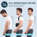 Posture Corrector for Women and Men SIZE M Back Brace Ergonomically Adjustable Breathable Back Shoulder Straightener Lumbar Support Pain Relief - Buy Online on GoSupps.com