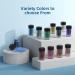 Buy Edible Glitter - 12 Vibrant Colors of Glitter Dust for Cakes Desserts & Drinks | Metallic Food Coloring Powder for Baking - Buy Online on GoSupps.com