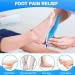 Plantar Fasciitis Relief Insoles for Men & Women - Arch Support Orthotics for Heel Pain, Spur, Flat Feet - Shock Absorption Inserts - Blue - M(8-9.5)/W(10-11.5) - Buy Online on GoSupps.com