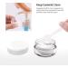 24-Pack 10ml Clear Empty Cream Can - Transparent Jars with Screw Cap for Lotions Candles & Cosmetics - Buy Online on GoSupps.com