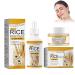 2Pc Rice Raw Pulp Face Serum Set anti-wrinkle rice essence rice essence rice water serum cream for the face moisturising and nourishing for the skin