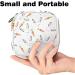 Menstruation Pad Bag with Zipper - Stylish Women's Napkin & Tampon Bag | Rabbit Carrot Pattern - Buy Online on GoSupps.com