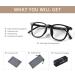 Blue Light Blocking Glasses for Women Men & Teens - Anti Eyestrain & UV Glare | AB3302 Bright Transparent - Buy Online on GoSupps.com
