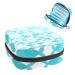 Anna Cowper Lake Blue Whales Sanitary Napkin Storage Bag Feminine Menstrual Cup Pouches Nursing Pad Holder Tampon Bags Portable Period Bag for Women Teen Girls 1Pcs Multi-colored 12
