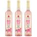 H llinger Sirop de fleur de rose biologique v g talien bouteille en verre de 3x500 ml saveur florale