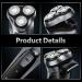 SEJOY Electric Razor for Men - Cordless Washable Rechargeable with LED Display & Pop-Up Trimmer | Perfect for Home & Travel - Buy Online on GoSupps.com