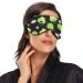 Haskirky Light Blocking Eye Mask - Breathable & Adjustable - For Adults - Ideal for Travel, Yoga, Meditation - Cute Green Frogs Design - Buy Online on GoSupps.com