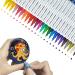 24-Colors Acrylic Paint Pens for Rock Paintings  Suitable for Stone  Ceramics  Glass  Canvas  Metal  Wood  DIY Craft and Painting Decoration Supplies  Ultra-fine Nib Waterborne Acrylic ink Pens Set