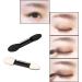 KINGMAS 100 Pcs Disposable Double Ended Sponge Brush EyeShadow Applicator Makeup Tools (Black) - Buy Online on GoSupps.com