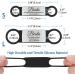 Custom Engraved Stainless Steel Slide-On Pet ID Tags - 2 Pack, Large Silver - Buy Online on GoSupps.com