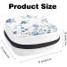 GIAPB Sanitary Napkin Storage Bag | Blue Flower Background | Period & Tampon Makeup Pouch - Buy Online on GoSupps.com