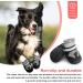 Neuwehe Dog Shoes - Waterproof Paw Protection Boots for Small & Medium Dogs | Anti-Slip Reflective Straps | 4-Piece Set in Gray - Buy Online on GoSupps.com