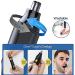 KRXSOBNV Professional painless eyebrow and facial hair trimmer for men and women battery operated double edge blades for easy cleaning nose hair trimmer - Buy Online on GoSupps.com
