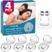 Snore Stopper - Silicone Magnetic Anti Snoring Devices Nose Clip Help Stop Snoring Devices That Work for Women & Men Snoring Solution Comfortable Nasal to Relieve Snore (4 PCS) nomal2