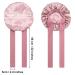 Welrog Silk Sleeping Hood for Women Night Hair Bonnet & Cap Pink with 3 Hair Ties Best for Hair Care & Sleep - Buy Online on GoSupps.com