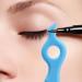 Silicone Eyeliner Aid | Eyebrow and Eyelash Applicator Stencil Tool Silicone Eyebrow Stencils Ruler for Beginners Silicone Eyeliner Applicator Tool for Women Blue - Buy Online on GoSupps.com
