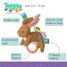 Taggies Teether Baby Rattle - Harmony Bunny | Soothing Teething Toy - Buy Online on GoSupps.com