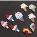 5PC Shiny Ice Cream Hair Clips Ponytail Holders Barrettes Hair Jewelry - Handmade Accessories for School and Daily Wear (Random Color) - Buy Online on GoSupps.com