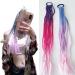 Colorful Clip-In Hair Extensions - 2 Pieces of Synthetic Hair Parts for Parties & Daily Styles - Buy Online on GoSupps.com