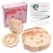 Magicat Premium milk tooth jar wooden tooth box can for storing milk teeth baby milk teeth box as a gift for birthday or baptism including tweezers and tooth fairy history