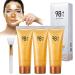 SOETDERT 3 Pieces Gold Peeloff Mask 984 Gold Foil Peeloff Mask Blackhead Remover Gold Foil Tearoff Mask Pore Cleanser Blackhead Cleansing Moisturizing Facial Mask
