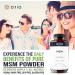 Ojio Pure MSM OptiMSM Powder - Kosher, Vegan, Gluten-Free, Non-GMO - 16oz (1lb) Pack - Buy Online on GoSupps.com