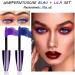 EONFAVE 5D Telescopic Mascara Set 2 Colors Mascara Blue + Purple Colored Mascara Waterproof Smudgeproof & Durable Volumizing Curly & Nonclump Fake Lash Effect Cosplay Party Use - Buy Online on GoSupps.com