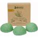Bluefox Konjac Sponge Set - 3 Green Tea Facial Cleansing Sponges for Impure & Combination Skin | Bio Peeling & Pore Cleaning - Buy Online on GoSupps.com