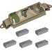 ACTIONUNION Airsoft Tactical Helmet Counterweight NVG Counterweight Pouch with Five Counter Blocks for OPS Core Fast BJ PJ MH CP