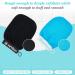 Korean Exfoliating Mitt 2 Pack for Body Skincare and Dead Skin Removal - Black & Blue Exfoliating Gloves for Microdermabrasion at Home Bath Shower - Ideal for Women and Men - Buy Online on GoSupps.com