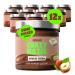 Ahead White Crazy Hazel |12 x 200g hazelnut cream without added sugar |Super delicious chocolate spread with 80% less sugar* |Without palm oil gluten -free & vegetarian |Low broke spread White Crazy Hazel 2.4 kg (1 Pack)