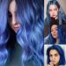Temporary Blue Hair Wax - Wash Out Color for Men & Women | Hairstyle Cream & Pomade - Buy Online on GoSupps.com