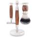 JAG Shaving Razor Set - Lee Range 5-Piece Shaving Set with Synthetic Brush Double Edge Razor Leather Bag & Bowl | International Shipping Available - Buy Online on GoSupps.com