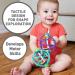 OgoBolli Rattle & Teether Toy for Babies - Purple Multicoloured Silicone Ball for Tactile Sensory Stimulation - Non-Toxic and Stretchy - Ages 6 Months - Buy Online on GoSupps.com