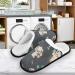 Rplife Spa Slippers - Green Watercolor Cactus & Succulent Design | Comfortable Women's House Slippers for Guests | Cute Koala Poses in Large Sizes - Buy Online on GoSupps.com