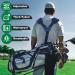 Big Teeth Golf Bag Double Strap Backpack - Swivel, Adjustable & Padded - Blue - Buy Online on GoSupps.com