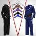 KOMBAT Jiu Jitsu BJJ Premium Belts | Pro Grade with Sleeve Bar & Ranking Stripes | Durable A5 White | IBJJF Competition Approved - Buy Online on GoSupps.com